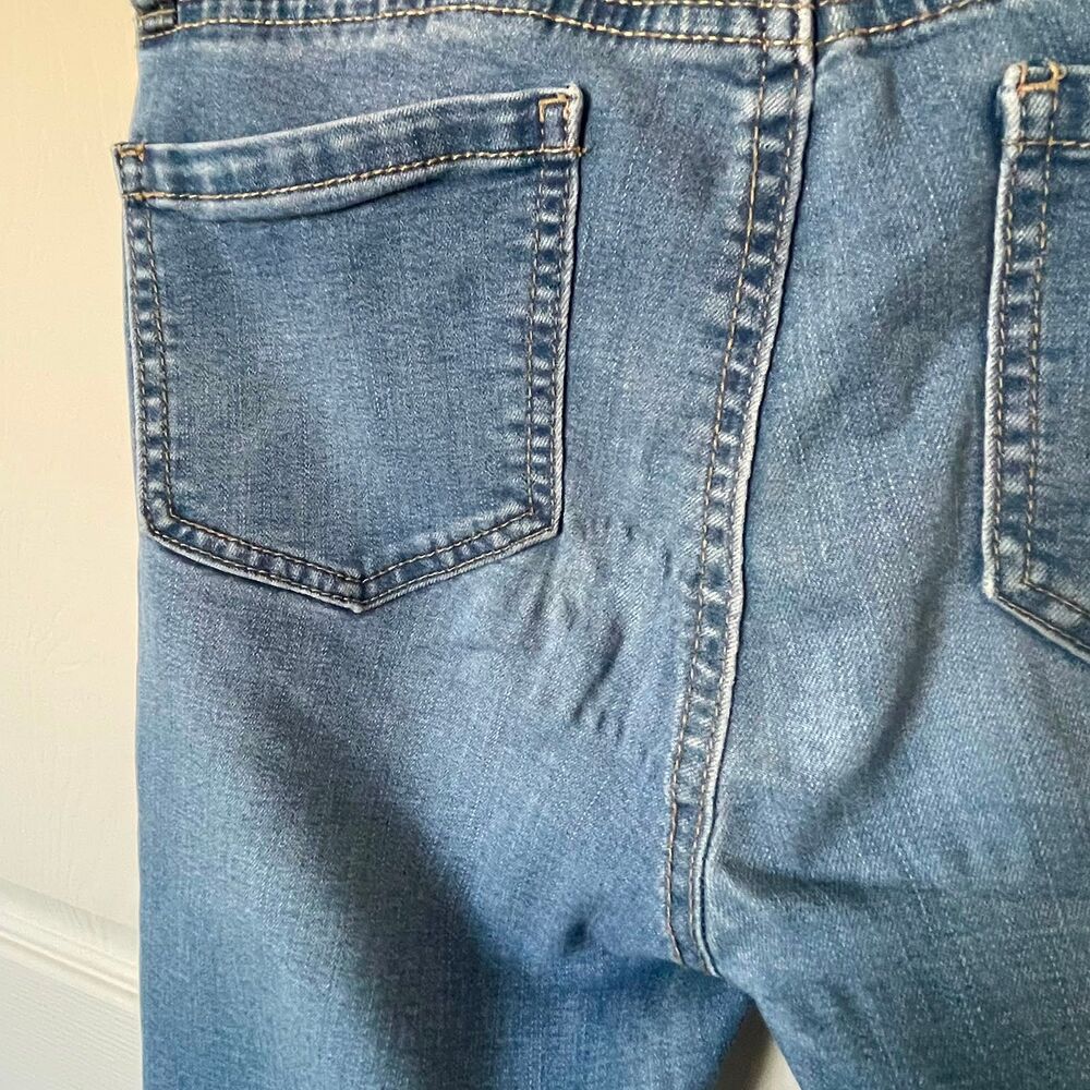 Buffalo David Bitton Womens 2/26 Aubrey Mid Rise Super Soft Capri Jeans Blue - Picture 7 of 11